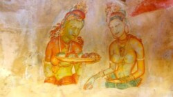 Sri Lanka - Sigiriya - Sigirija - Lavlja - stena - crtezi